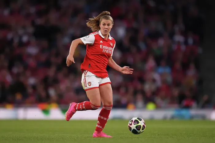 Framed Print : Arsenal Women vs. VfL Wolfsburg: UEFA Women's Champions League Semifinal Showdown (2022-23)
