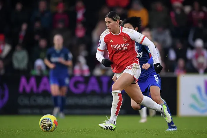 Framed Print : Arsenal Women vs West Ham United: Barclays WSL Clash at Meadow Park (2023-24) Framed Print : Arsenal Women vs West Ham United: Barclays WSL Clash at Meadow Park (2023-24)