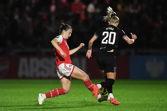Framed Print : Arsenal Women vs West Ham United: Barclays WSL Showdown at Meadow Park (2022-23) Framed Print : Arsenal Women vs West Ham United: Barclays WSL Showdown at Meadow Park (2022-23)