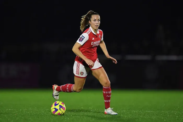 Framed Print : Arsenal Women vs West Ham United: Clash in the Barclays WSL at Meadow Park