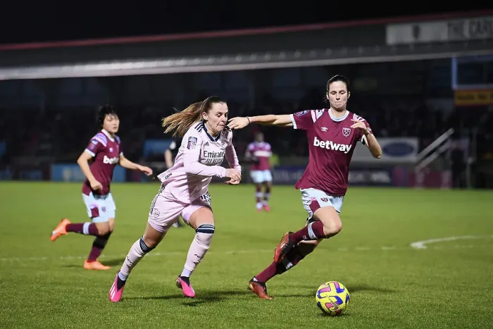 Framed Print : Arsenal Women vs. West Ham United: FA WSL Clash Framed Print : Arsenal Women vs. West Ham United: FA WSL Clash