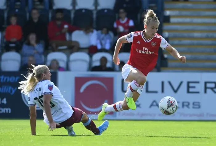 Framed Print : Arsenal Women vs. West Ham United: A Fierce WSL Showdown - The Battle for Supremacy (2019-20) Framed Print : Arsenal Women vs. West Ham United: A Fierce WSL Showdown - The Battle for Supremacy (2019-20)