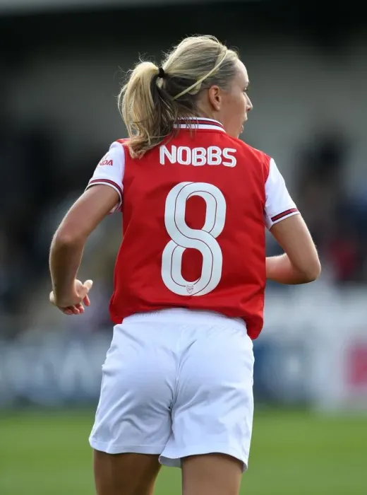 Framed Print : Arsenal Women vs. West Ham United: Nobbs vs. Galabadaarachchi - Intense Battle in WSL Match