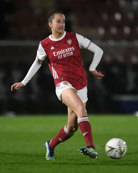 Framed Print : Arsenal Women vs. West Ham United Women: 2021 FA WSL Match at Empty Meadow Park
