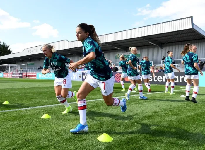 Framed Print : Arsenal Women vs West Ham United: WSL Showdown at Meadow Park (September 2019)