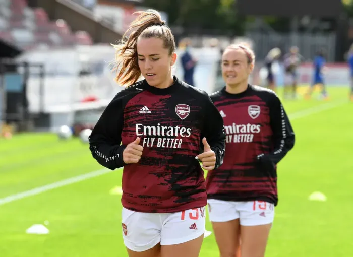 Framed Print : Arsenal Women Warm Up Ahead of Arsenal v Reading FA WSL Clash Framed Print : Arsenal Women Warm Up Ahead of Arsenal v Reading FA WSL Clash