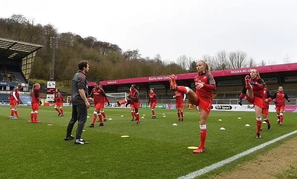 Arsenal Women Warm Up Ahead of Reading FC Clash in WSL