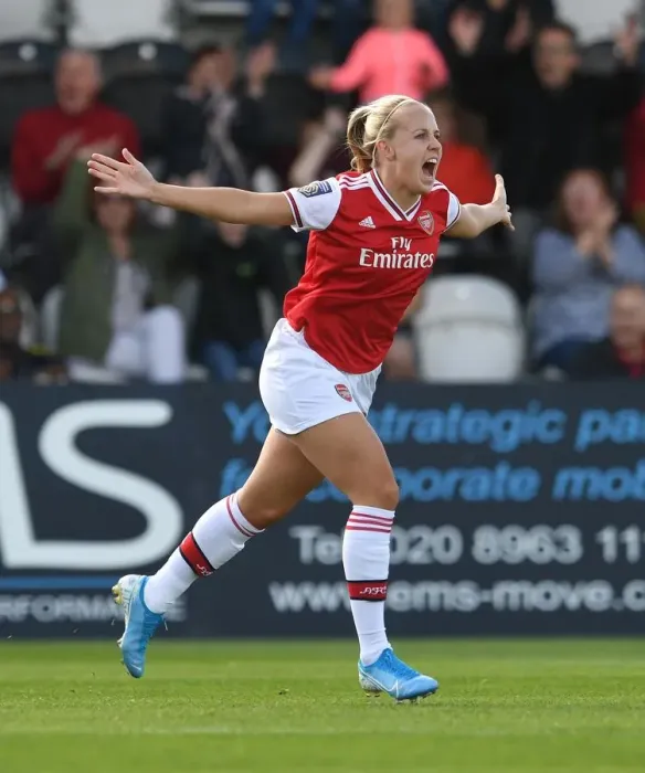 Framed Print : Arsenal Women's Beth Mead Scores in Victory Over West Ham United Framed Print : Arsenal Women's Beth Mead Scores in Victory Over West Ham United