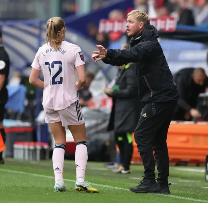 Framed Print : Arsenal Women's Boss Jonas Eidevall Coaches Against Liverpool in FA WSL 2022-23 Framed Print : Arsenal Women's Boss Jonas Eidevall Coaches Against Liverpool in FA WSL 2022-23