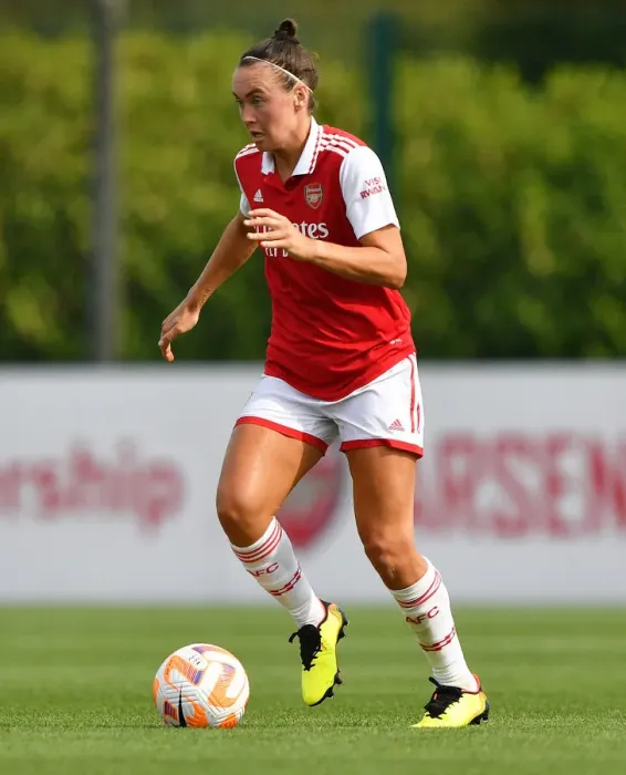 Framed Print : Arsenal Women's Caitlin Foord Stars in Pre-Season Victory over Brighton & Hove Albion Women Framed Print : Arsenal Women's Caitlin Foord Stars in Pre-Season Victory over Brighton & Hove Albion Women