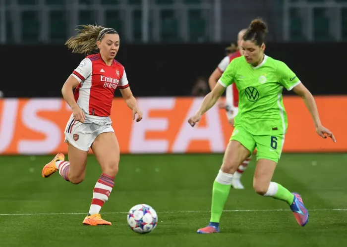 Framed Print : Arsenal Women's Champions League Battle: Arsenal vs. Wolfsburg Framed Print : Arsenal Women's Champions League Battle: Arsenal vs. Wolfsburg