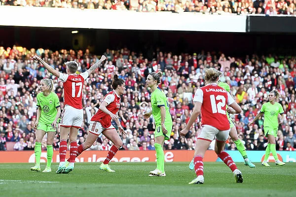 Arsenal Women's Champions League Semifinal: Beattie Scores Crucial Second Goal vs. VfL Wolfsburg (2022-23)