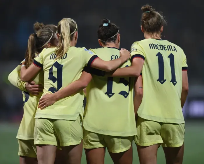Framed Print : Arsenal Women's Champions League Triumph: Caitlin Foord's Hat-trick Seals Victory over HB Koge Framed Print : Arsenal Women's Champions League Triumph: Caitlin Foord's Hat-trick Seals Victory over HB Koge