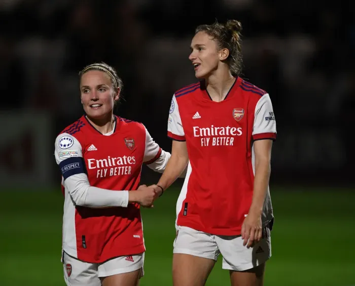 Framed Print : Arsenal Women's Champions League: Vivianne Miedema's Hat-Trick vs. Hoffenheim