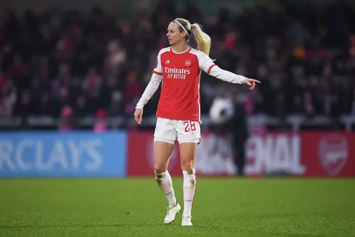 Framed Print : Arsenal Women's Coach Amanda Ilestedt Gives Instructions Against West Ham United in Barclays WSL Match Framed Print : Arsenal Women's Coach Amanda Ilestedt Gives Instructions Against West Ham United in Barclays WSL Match