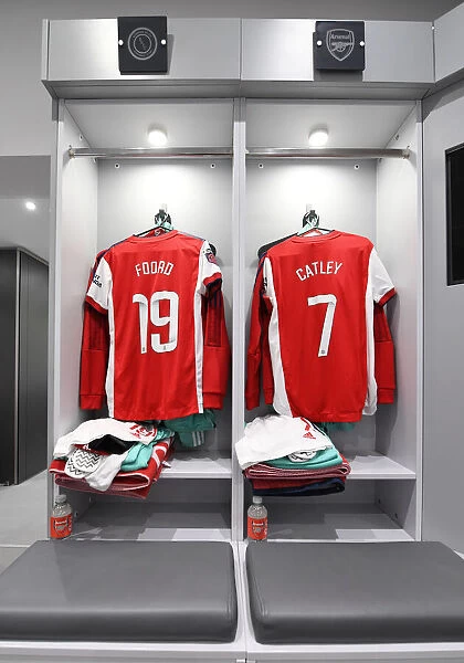 Arsenal Women's Dressing Room Before Match vs. Reading Women (FA WSL, 2021-22)