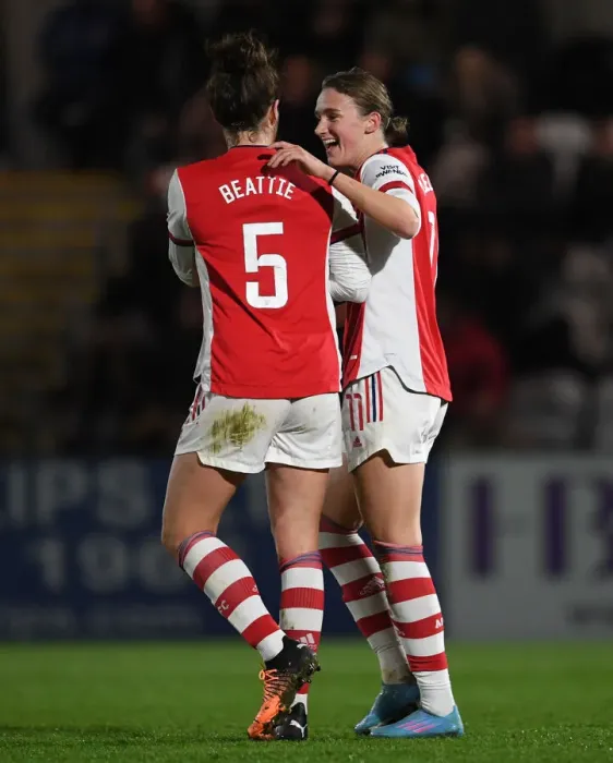 Framed Print : Arsenal Women's FA Cup Quarterfinal: Vivianne Miedema Scores Fourth Goal Against Coventry United
