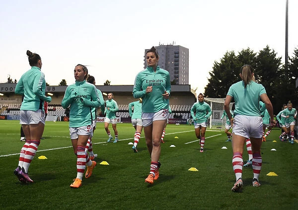 Arsenal Women's FA Cup Quarterfinals: Jennifer Beattie's Focused Pre-Match Routine at Meadow Park