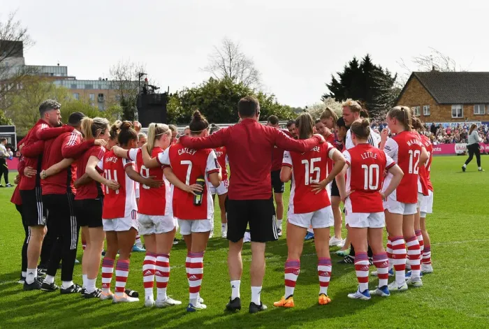Framed Print : Arsenal Women's FA Cup Semi-Final: Jonas Eidevall's Post-Match Team Talk