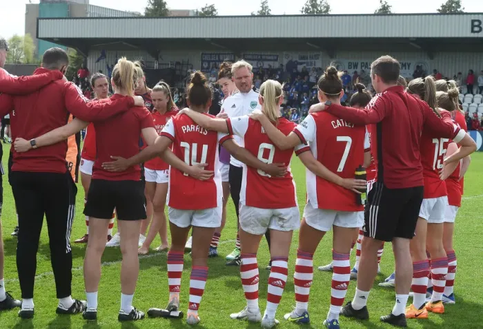 Framed Print : Arsenal Women's FA Cup Semi-Final: Jonas Eidevall's Team Talk - Arsenal vs Chelsea (2021-22) Framed Print : Arsenal Women's FA Cup Semi-Final: Jonas Eidevall's Team Talk - Arsenal vs Chelsea (2021-22)