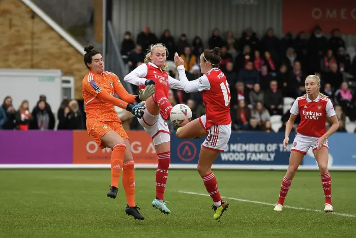 Framed Print : Arsenal Women's FA Cup Triumph: Caitlin Foord Scores Historic First Goal Against Leeds Framed Print : Arsenal Women's FA Cup Triumph: Caitlin Foord Scores Historic First Goal Against Leeds