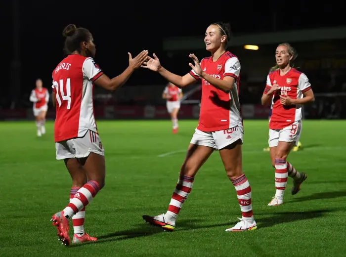 Framed Print : Arsenal Women's FA Cup Triumph: Caitlin Foord's Hat-trick Secures Victory over Tottenham Hotspur Framed Print : Arsenal Women's FA Cup Triumph: Caitlin Foord's Hat-trick Secures Victory over Tottenham Hotspur