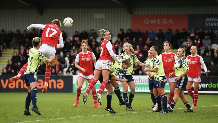 Framed Print : Arsenal Women's FA Cup Triumph: Lina Hurtig Scores Historic Fourth Goal Against Leeds