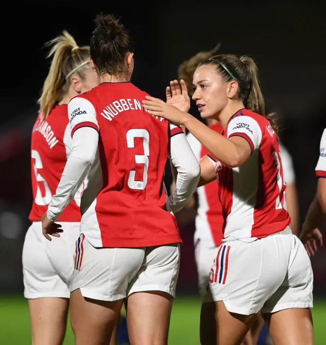 Framed Print : Arsenal Women's FA Cup Victory: Lotte Wubben-Moy Scores Third Goal Against Tottenham Hotspur Women Framed Print : Arsenal Women's FA Cup Victory: Lotte Wubben-Moy Scores Third Goal Against Tottenham Hotspur Women