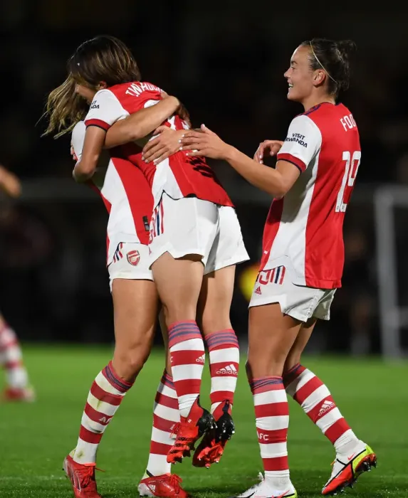 Framed Print : Arsenal Women's FA Cup Victory: Mana Iwabuchi Scores First Goal Against Tottenham Hotspur Women