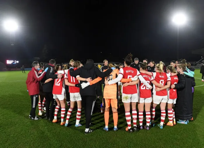Framed Print : Arsenal Women's FA Cup Victory: United in Triumph over Coventry United