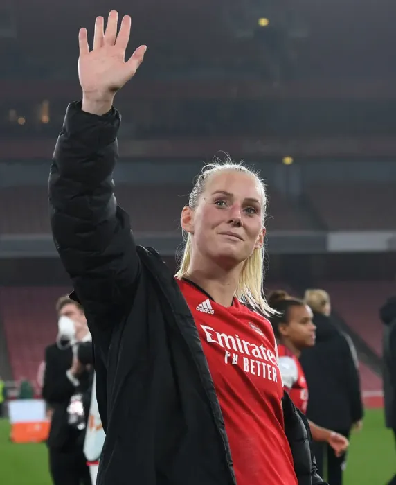 Framed Print : Arsenal Women's Historic Champions League Victory: Stina Blackstenius Scores Game-Winning Goal vs. VfL Wolfsburg Framed Print : Arsenal Women's Historic Champions League Victory: Stina Blackstenius Scores Game-Winning Goal vs. VfL Wolfsburg