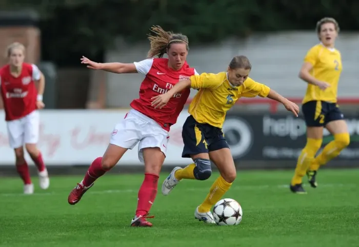 Framed Print : Arsenal Women's Historic Dominance: Jordan Nobbs Scores Six in UEFA Champions League Victory Framed Print : Arsenal Women's Historic Dominance: Jordan Nobbs Scores Six in UEFA Champions League Victory