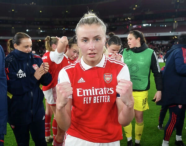 Arsenal Women's Historic UEFA Champions League Victory: Leah Williamson's Triumphant Celebration