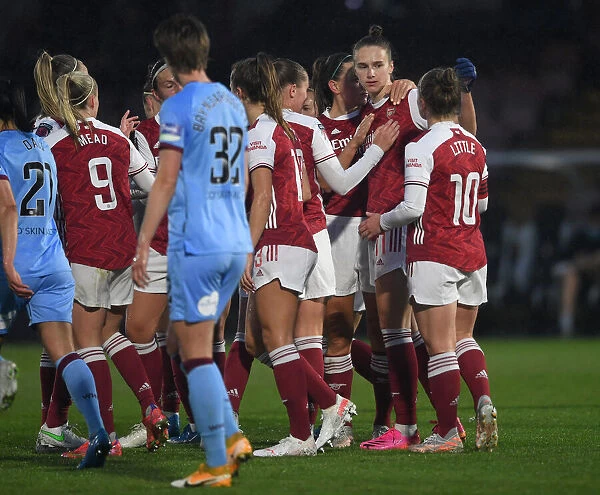 Arsenal Women's Historic Victory: Vivianne Miedema Scores First Goal Against West Ham in FA WSL (Behind Closed Doors)