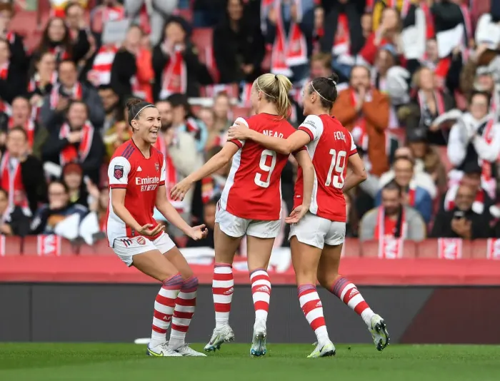 Framed Print : Arsenal Women's Historic Victory: Beth Mead Scores First Goal Against Tottenham Hotspur in 2021-22 FA WSL Framed Print : Arsenal Women's Historic Victory: Beth Mead Scores First Goal Against Tottenham Hotspur in 2021-22 FA WSL