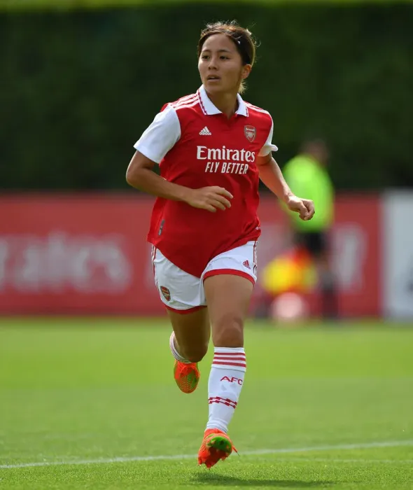 Framed Print : Arsenal Women's Iwabuchi Shines in Pre-Season Victory Over Brighton & Hove Albion Women Framed Print : Arsenal Women's Iwabuchi Shines in Pre-Season Victory Over Brighton & Hove Albion Women