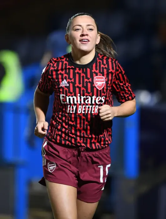 Framed Print : Arsenal Women's Katie McCabe Gears Up for Chelsea Showdown in FA WSL