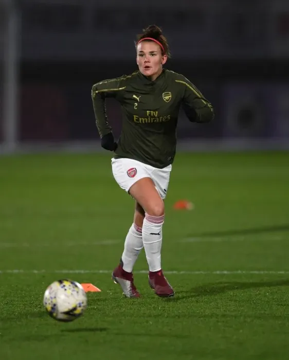 Framed Print : Arsenal Women's Katrine Veje Gears Up Ahead of Arsenal v Birmingham City WSL Cup Clash Framed Print : Arsenal Women's Katrine Veje Gears Up Ahead of Arsenal v Birmingham City WSL Cup Clash