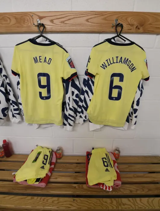 Framed Print : Arsenal Women's Kit Preparation: West Ham United Women vs. Arsenal Women (Barclays FA WSL)