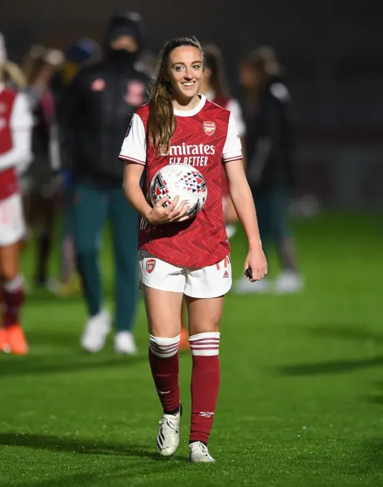 Framed Print : Arsenal Women's Lisa Evans Scores Hat-Trick Against Tottenham Hotspur in FA Cup Match Framed Print : Arsenal Women's Lisa Evans Scores Hat-Trick Against Tottenham Hotspur in FA Cup Match