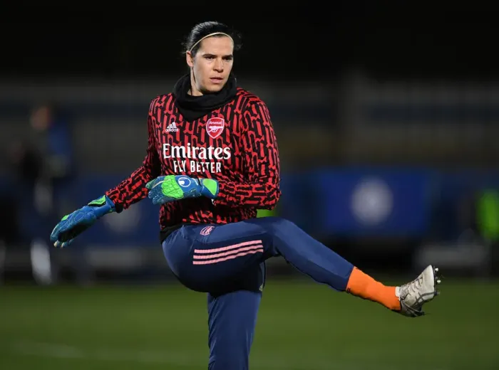 Framed Print : Arsenal Women's Lydia Williams Prepares for Chelsea Showdown in FA WSL Clash Framed Print : Arsenal Women's Lydia Williams Prepares for Chelsea Showdown in FA WSL Clash