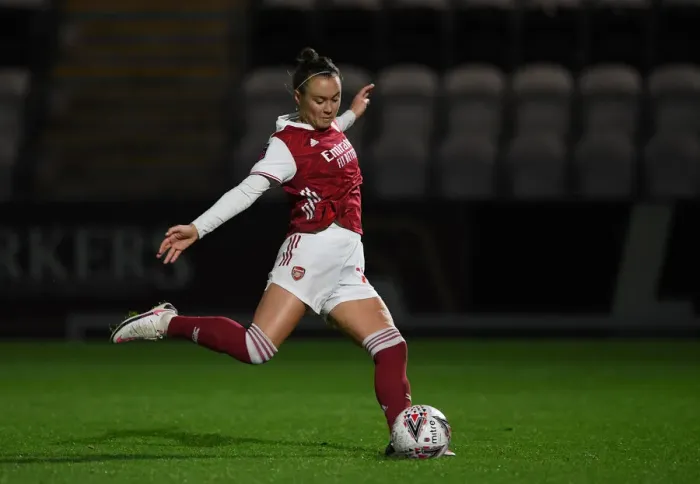 Framed Print : Arsenal Women's Penalty Shootout Triumph Over Tottenham in FA WSL Cup Thriller (Behind Closed Doors)