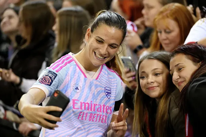 Framed Print : Arsenal Women's Players Connect with Fans: A Heartwarming Selfie Moment after Manchester United Match Framed Print : Arsenal Women's Players Connect with Fans: A Heartwarming Selfie Moment after Manchester United Match