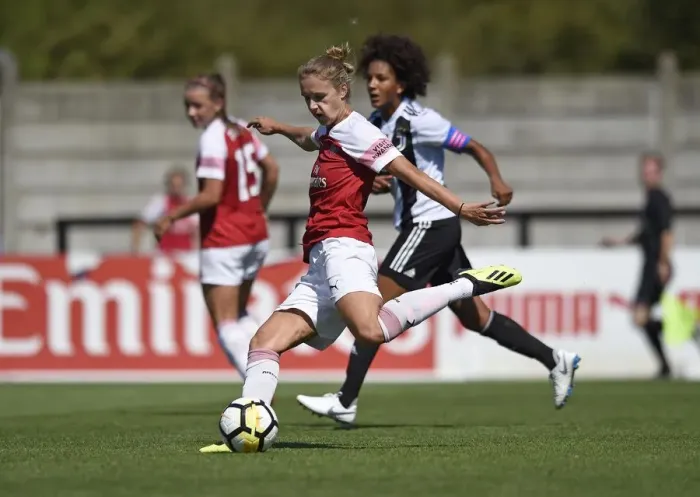 Framed Print : Arsenal Women's Pre-Season Friendly: Vivianne Miedema Scores Brace Against Juventus (5 / 8 / 2018)