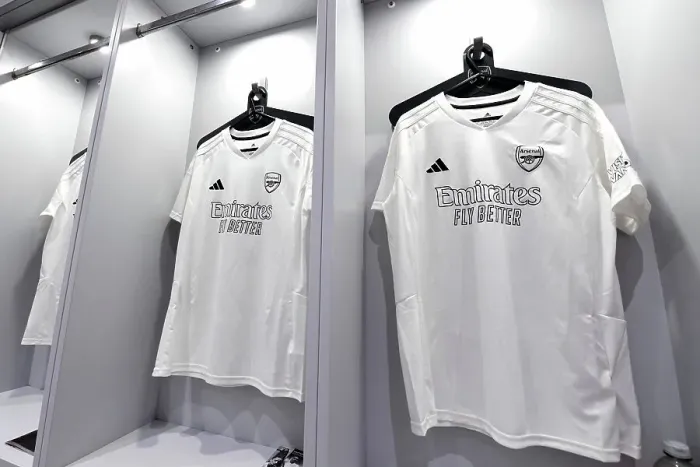 Framed Print : Arsenal Women's No More Red Campaign: Pre-Match Kit Display vs. Watford Women, FA Cup Fourth Round
