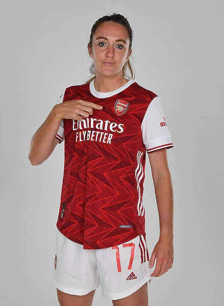 Arsenal Women's Squad 2020-21: Lisa Evans at Photocall