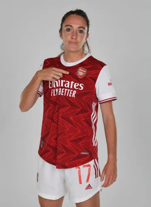 Framed Print : Arsenal Women's Squad 2020-21: Lisa Evans at Photocall