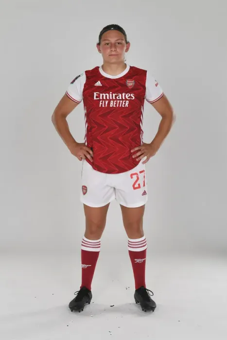 Framed Print : Arsenal Women's Squad 2020-21: Melisa Filis at Photocall
