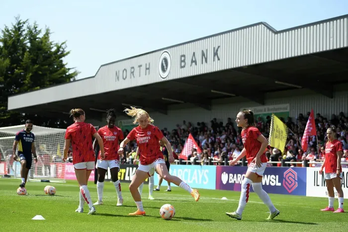 Framed Print : Arsenal Women's Squad Prepares for FA WSL Clash Against Aston Villa: Focused Training at Meadow Park Framed Print : Arsenal Women's Squad Prepares for FA WSL Clash Against Aston Villa: Focused Training at Meadow Park