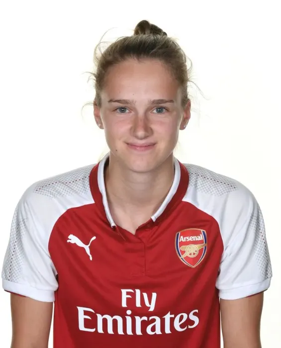 Framed Print : Arsenal Women's Star Vivianne Miedema at 2017 Team Photocall Framed Print : Arsenal Women's Star Vivianne Miedema at 2017 Team Photocall